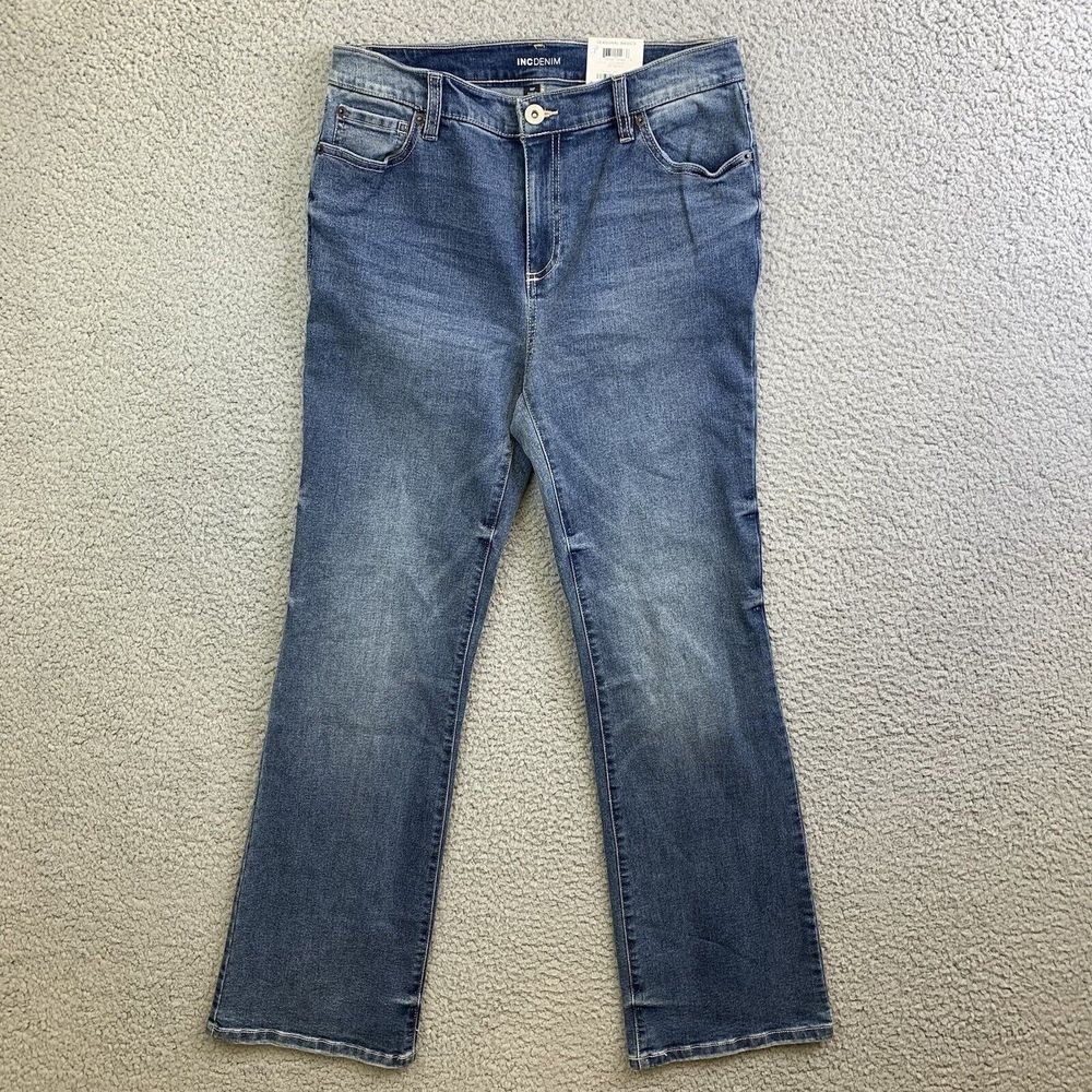 INC International Concepts Core Boot Indigo Jeans 10P 30X30 NEW
